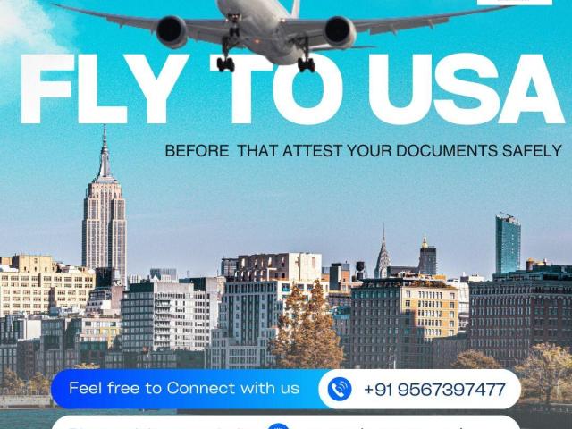 FLY TO USA BEFORE THAT ATTEST YOUR DOCUMENTS THROUGH SKYROOTS  ATTESTATIONS