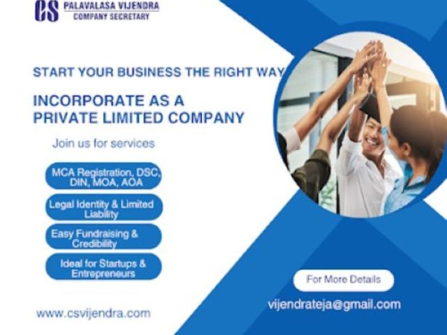 Expert Company Incorporation Services in Hyderabad