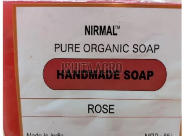 Pure Organic Handmade Rose Soap | Ishita Agro