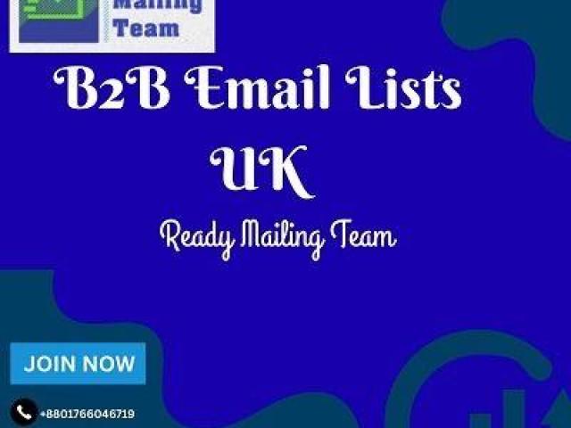 Reach Key Decision-Makers with B2B Email Lists UK – Ready Mailing Team