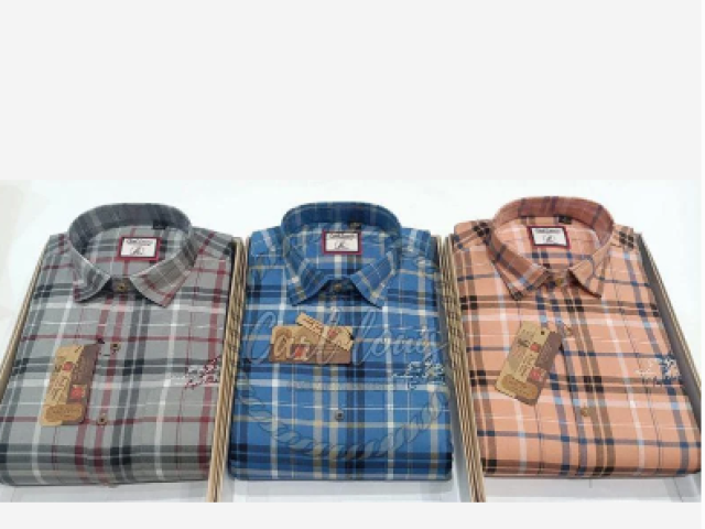 Mens Cotton Check Shirt Supplier