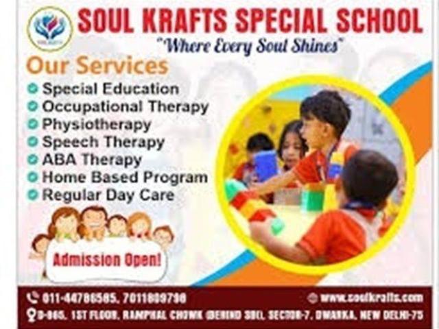???? ADMISSIONS OPEN – SOULKRAFTS SPECIAL SCHOOL ???? ???? Dwarka Sector 7