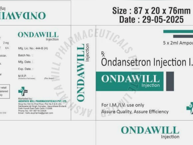 Ondawill Ondansetron Injection for Effective Nausea & Vomiting Management