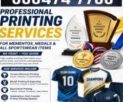 Memento and Medal printing | Affordable Pricing | Bulk Orders | Creative Zone | 501