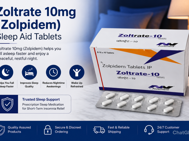 Zoltrate 10mg (Zolpidem) - Sleep Medicine - Buy Online Safely