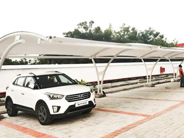 Best Tensile Car Parking Structure in Delhi
