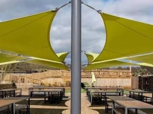 Tensile Food Court Structure in Delhi NCR