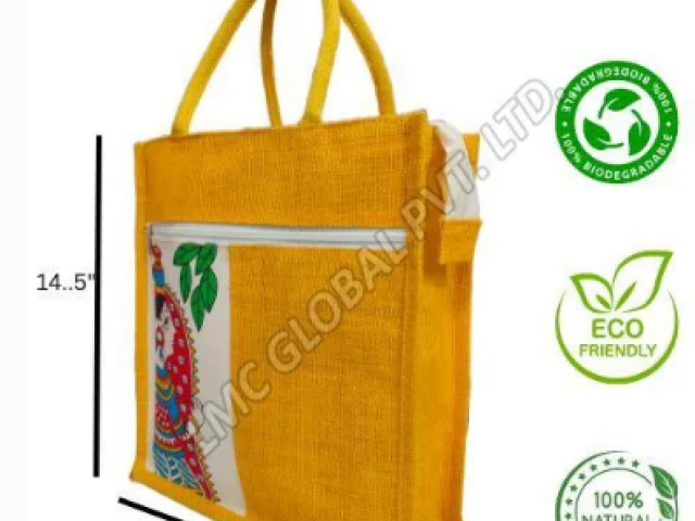 Custom Printed Jute Bags for Promotions | Eco-Friendly Branding Solutions by LMC - Kolkata
