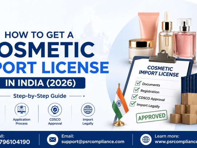 How to Get a Cosmetic Import License in India (2026): Step-by-Step Guide