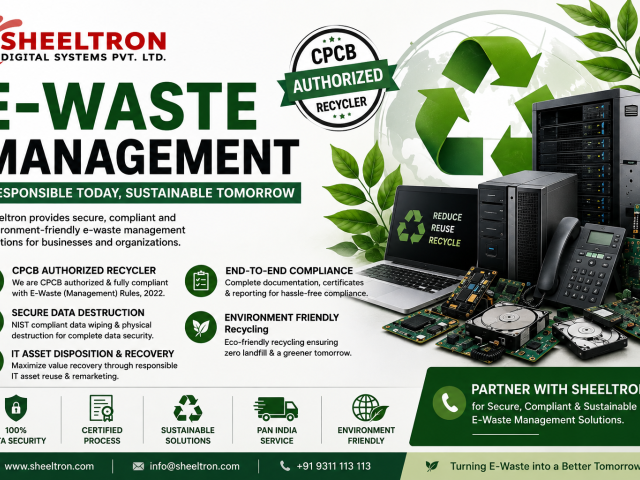 Enterprise E-Waste Management & Secure Data Wiping