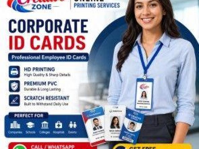 Corporate ID Card | Online Printing Services | high-quality RFID Card | 589
