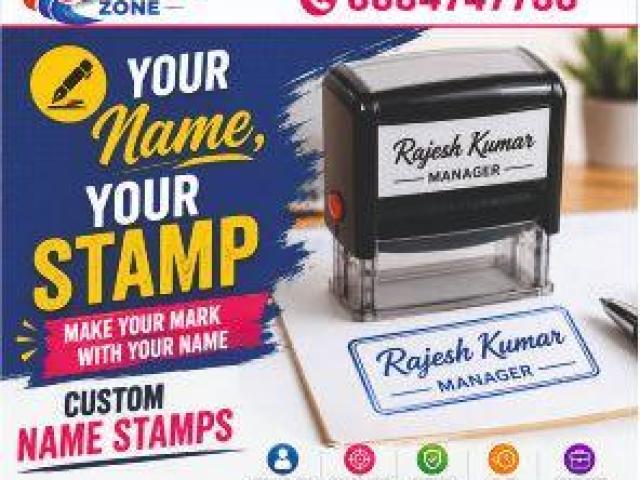 Rubber Stamp At Rs. 300/- | Name & Address Stamps | Fast delivery | 580
