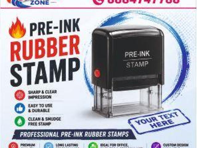 Rubber Stamp | Business Stamps | Get Your Rubber Stamp Today | Creative Zone | 501