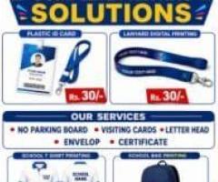 Student ID Cards | School Uniform Printing | Certificates |  Brochures | 589