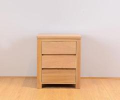 Orlando Bedside Table 3 Drawer