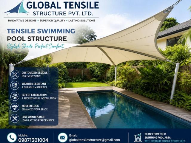 Tensile Swimming Pool Structure Manufacturer in Delhi NCR