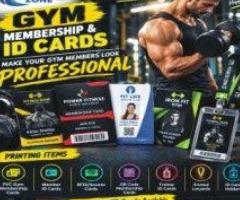 Creative Zone Printing Service | Gym Membership Cards | Visiting Cards | Stickers | 600