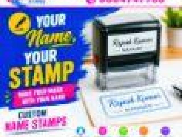 Rubber Stamp | Print More Promote More Grow More | Creative Zone ID Cards | 600