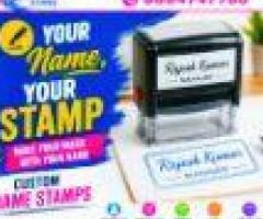 Rubber Stamp | Print More Promote More Grow More | Creative Zone ID Cards | 600
