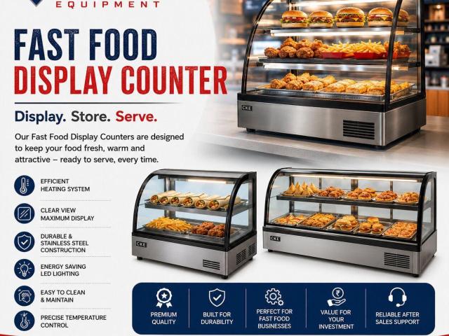 Fast Food Display Counter Manufacturers in Kanpur