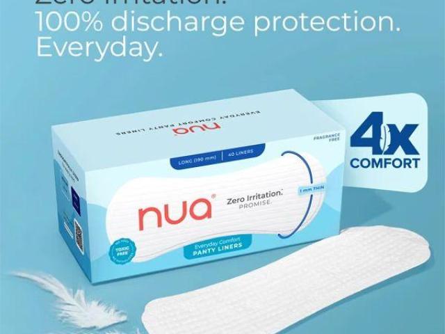 Panty Liners for White Discharge & Spotting in India | Rash-Free Daily Liners | Nua
