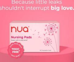 Soft, Leak-Proof Nursing Pads – Safe & Disposable | Nua