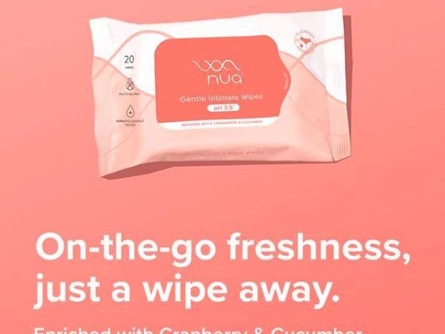Buy Gentle Intimate Wipes For Women by Nua