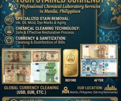 CLEAN YOUR BANKS NOTES WITH DSS CHEMICALS SOLUTION