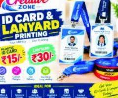 Customized Lanyards printing Rs. 30/-| Membership Card Cards | Event  ID | 631