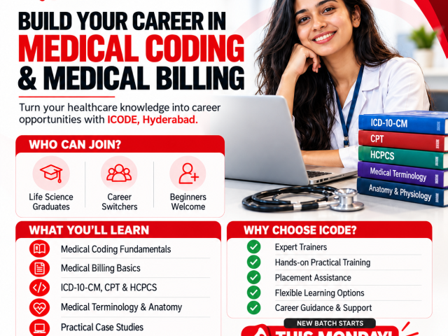 Top Medical Coding Coaching Centres in Hyderabad