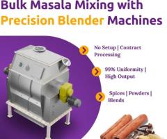 Precision Blender Machine for Masala Mixing | Contract Processing by MillNest