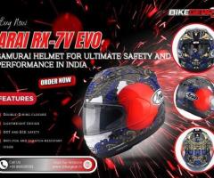 Buy Now Arai RX-7V Evo Samurai Helmet for Ultimate Safety and Performance in India