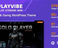 ???? Introducing Playvibe – The Ultimate Esports & Gaming WordPress Theme! ⚔️