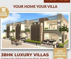 Discover 3BHK Luxury Villas at Kadru Homes, Kurnool