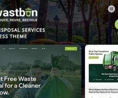 ♻️ Wastebin - Smart Waste Disposal Services WordPress Theme ????
