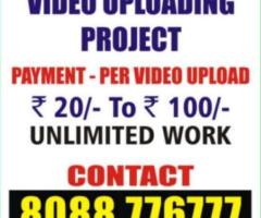 AD TITLE / HEADING	Make income by Uploading Videos | Daily Income Upto Rs. 800/- per day | 5075