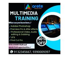 Best multimedia training with certification and placements