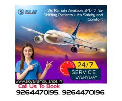 Sky Air Ambulance from Chennai to Delhi | Best Pricing Policy