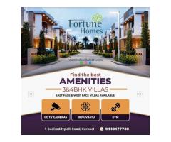 Standards with Vedansha's Fortune Homes: 3BHK and 4BHK Duplex Villas