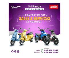 Aprilia Tuono Sales & Services in Kurnool || Sri Ranga Automobiles