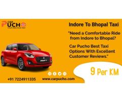 Taxi  Service from Indore To Bhopal