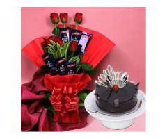 Get Same Day Valentine Cake and Flower Delivery Online with 30% off from OyeGifts