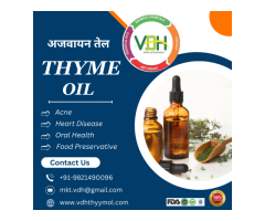 Thyme Oil Manufacturer - Pure and Potent