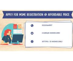 Apply for MSME Registration @ Affordable Price